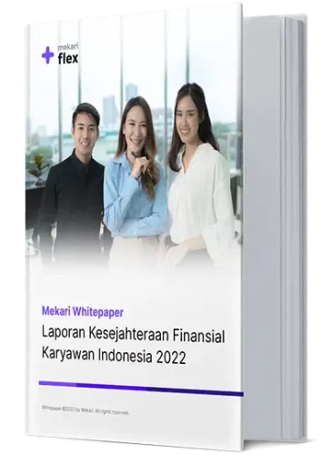 cover mekari whitepaper laporan kesejahteraan finansial karyawan indonesia 2022